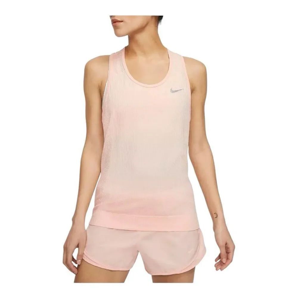 NIKE Women's DRY Infinite Running Tank Top NWT Peach SIZE: SMALL